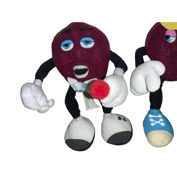 Lot of 2 Vintage Applause CALIFORNIA RAISINS Plush Doll Figures Posable 1988 - Picture 2 of 7